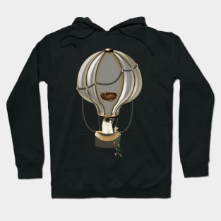 Wonderful steampunk balloon Hoodie